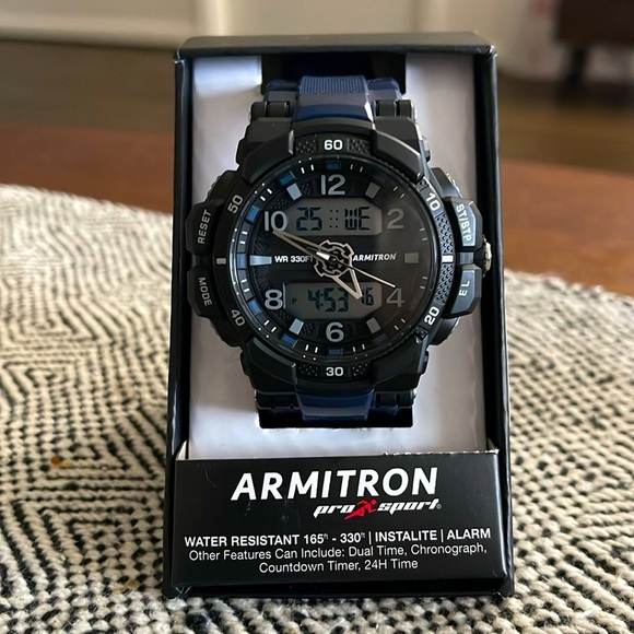 Armitron Sport Men's Analog-Digital Chronograph Resin Strap Watch, 20/5513 - Picture 3 of 3